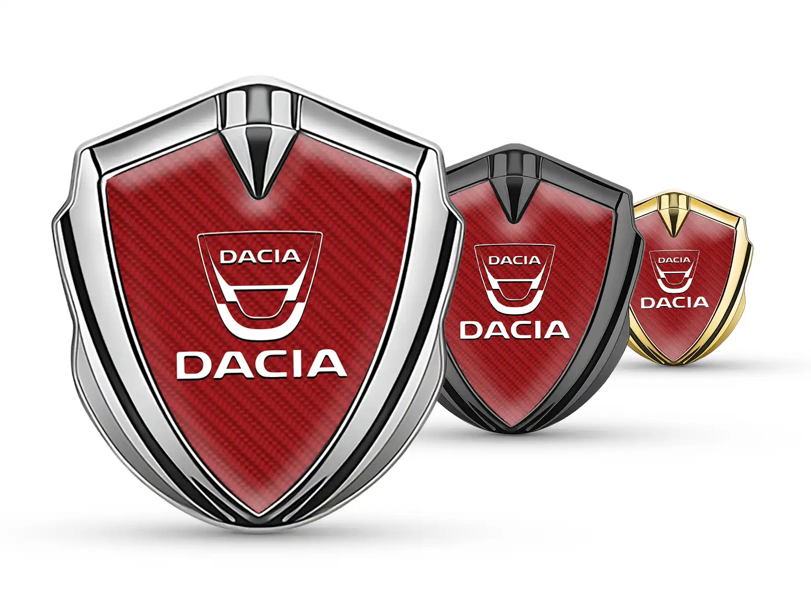 Dacia Insignias de Coche Personalizable Fuerza Diseño Metal